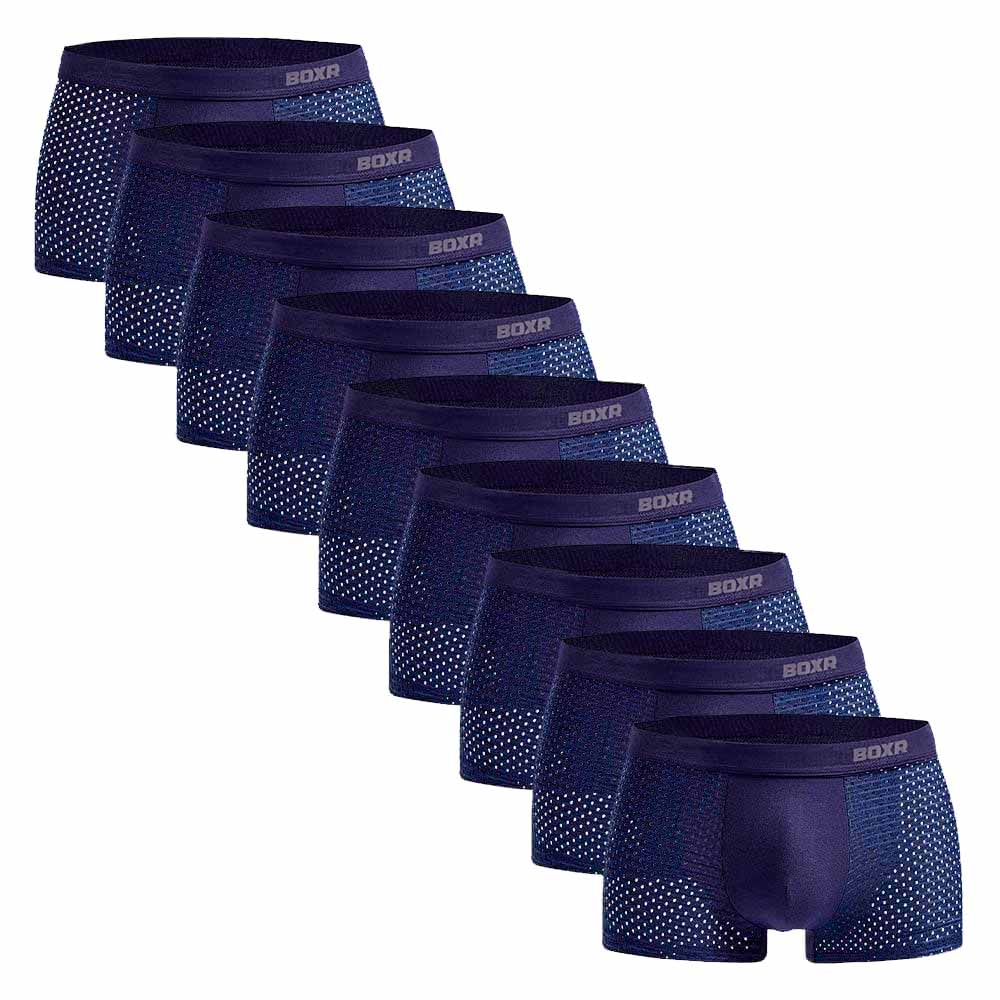 BOXR | Boxers en Bambou 2.0 - Lot de 9 - Bleu