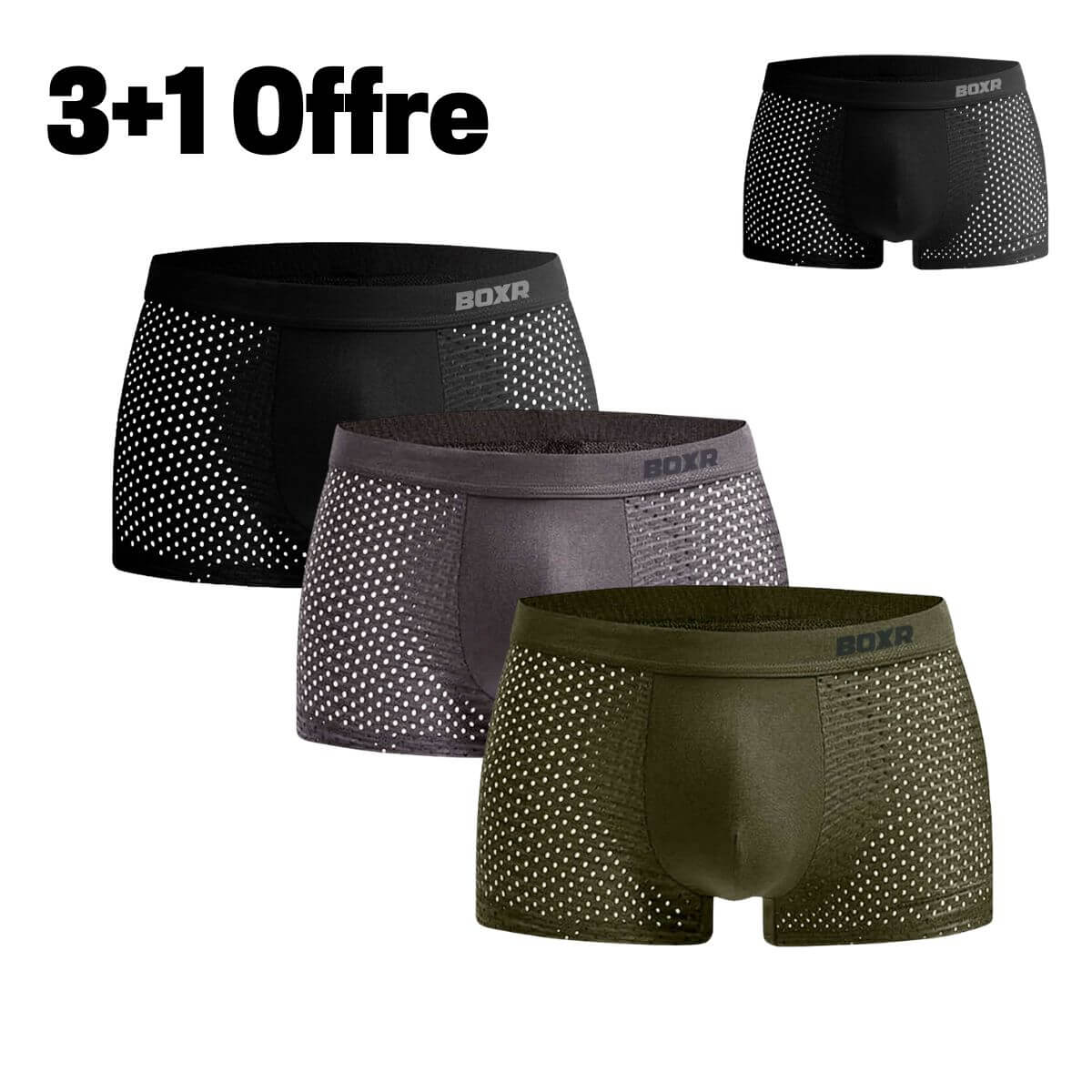 BOXR | Boxers en Bambou 2.0 - 3+1 OFFERTS