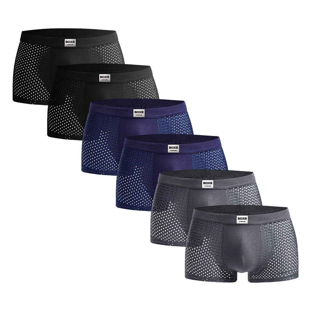 BOXR | Boxers en bambou - Lot de 6 - Classiques