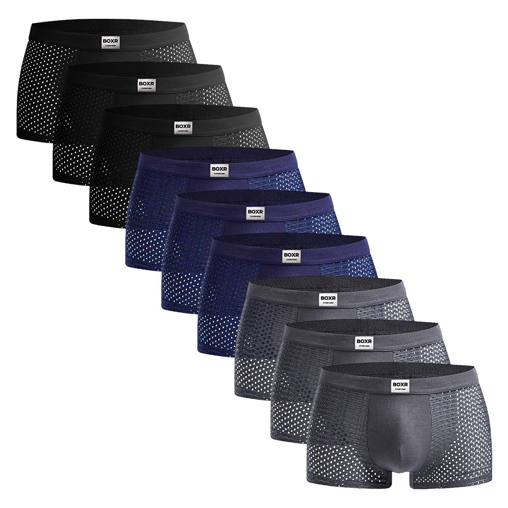 BOXR | Boxers en bambou - Lot de 9 - Classiques