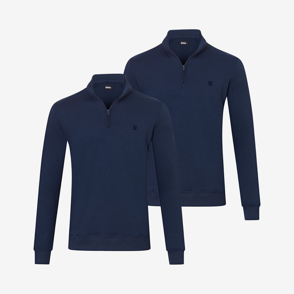 Pull Col Zippé en Bambou lot de 2