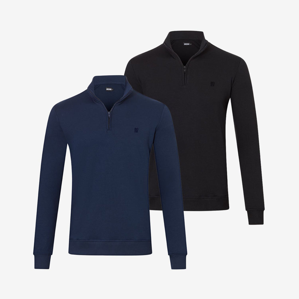 Pull Col Zippé en Bambou lot de 2