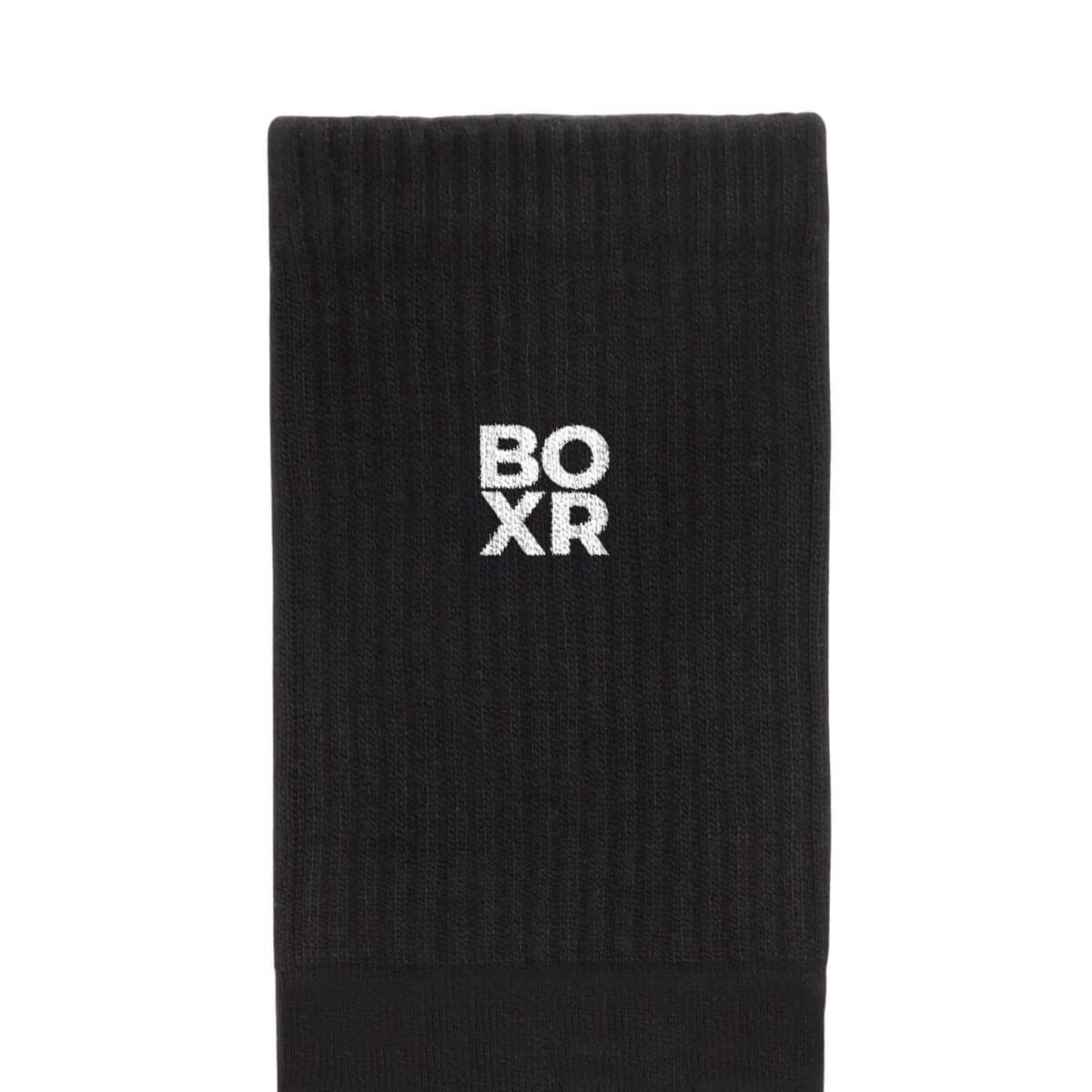 BOXR | Chaussettes de Sport en Bambou - Lot de 4 - Noir