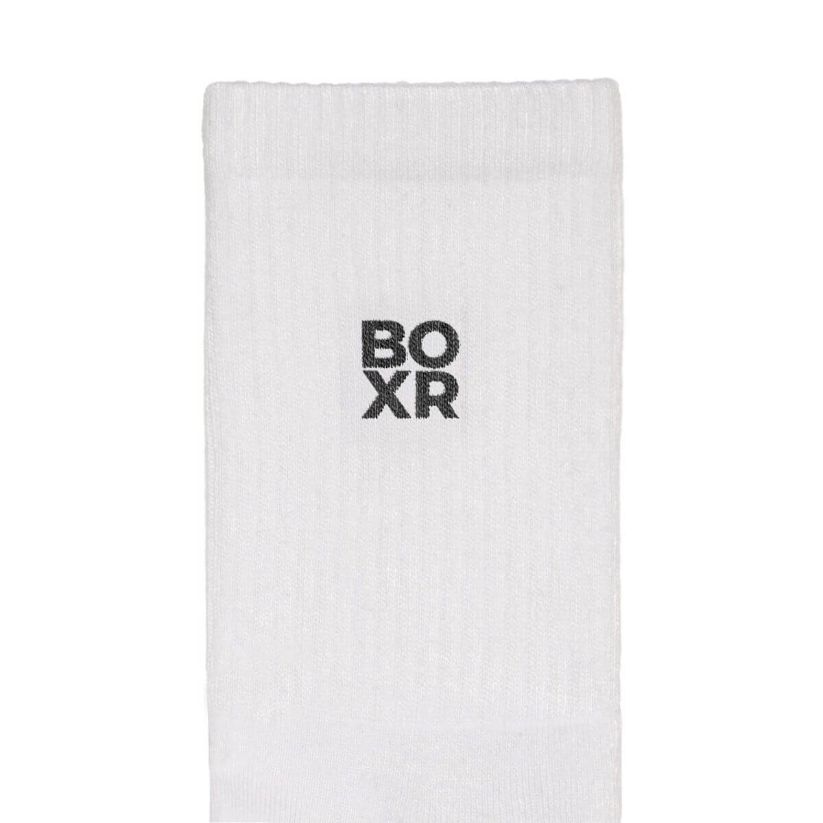 BOXR | Chaussettes de Sport en Bambou - Lot de 4 - Blanc