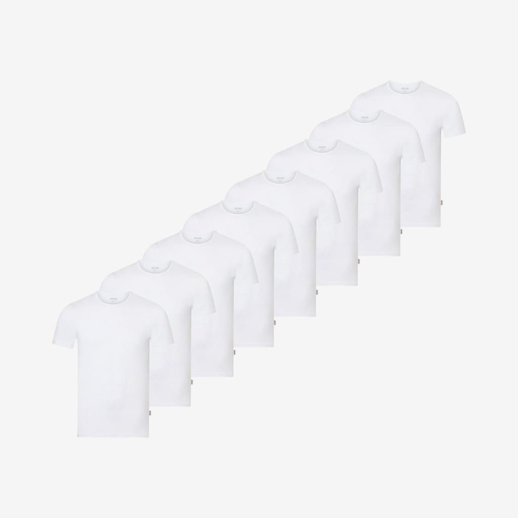 Maillots de corps en Bambou col rond lot de 8