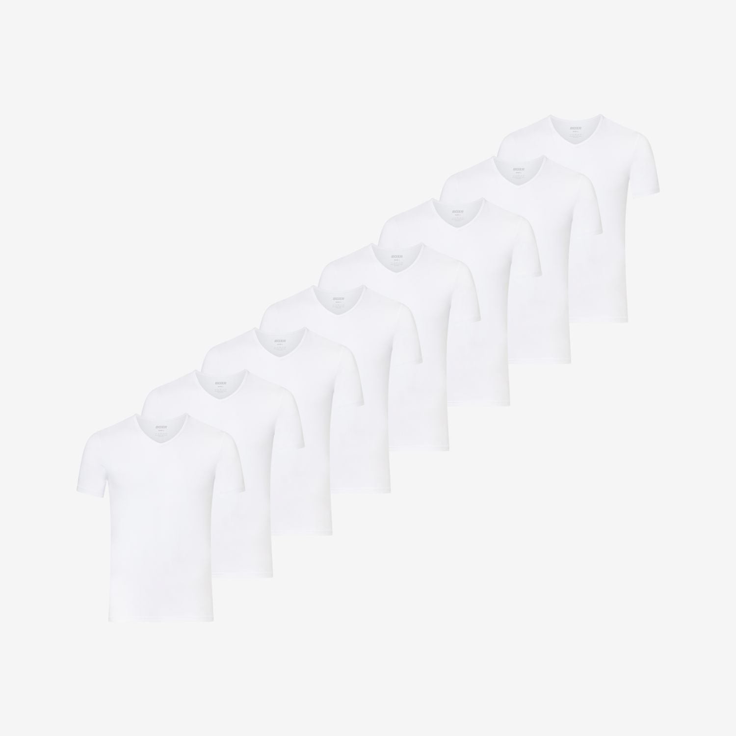 Maillot de corps en Bambou col en V lot de 8