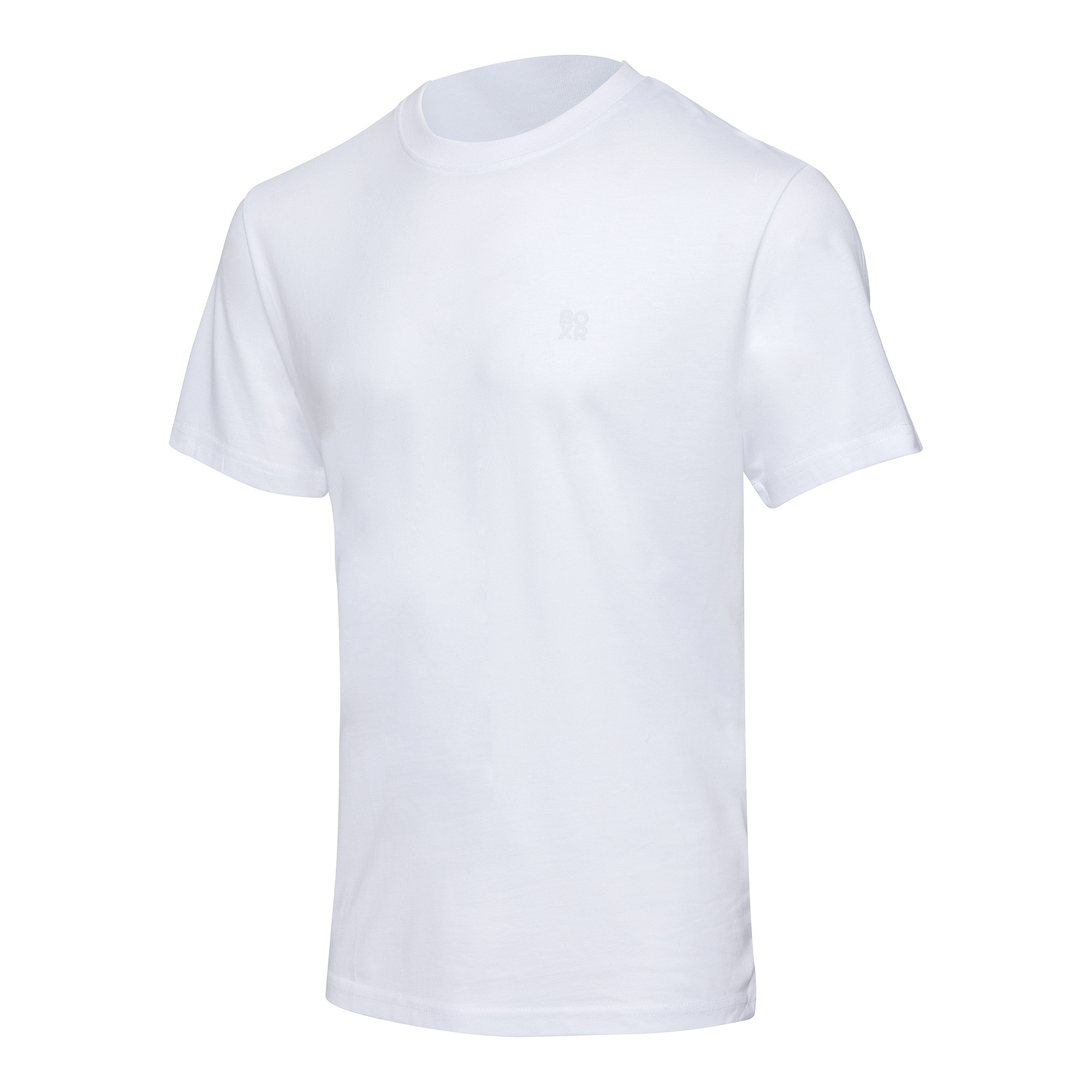 BOXR | Casual T-Shirt en Bambou - Lot de 1 - Blanc