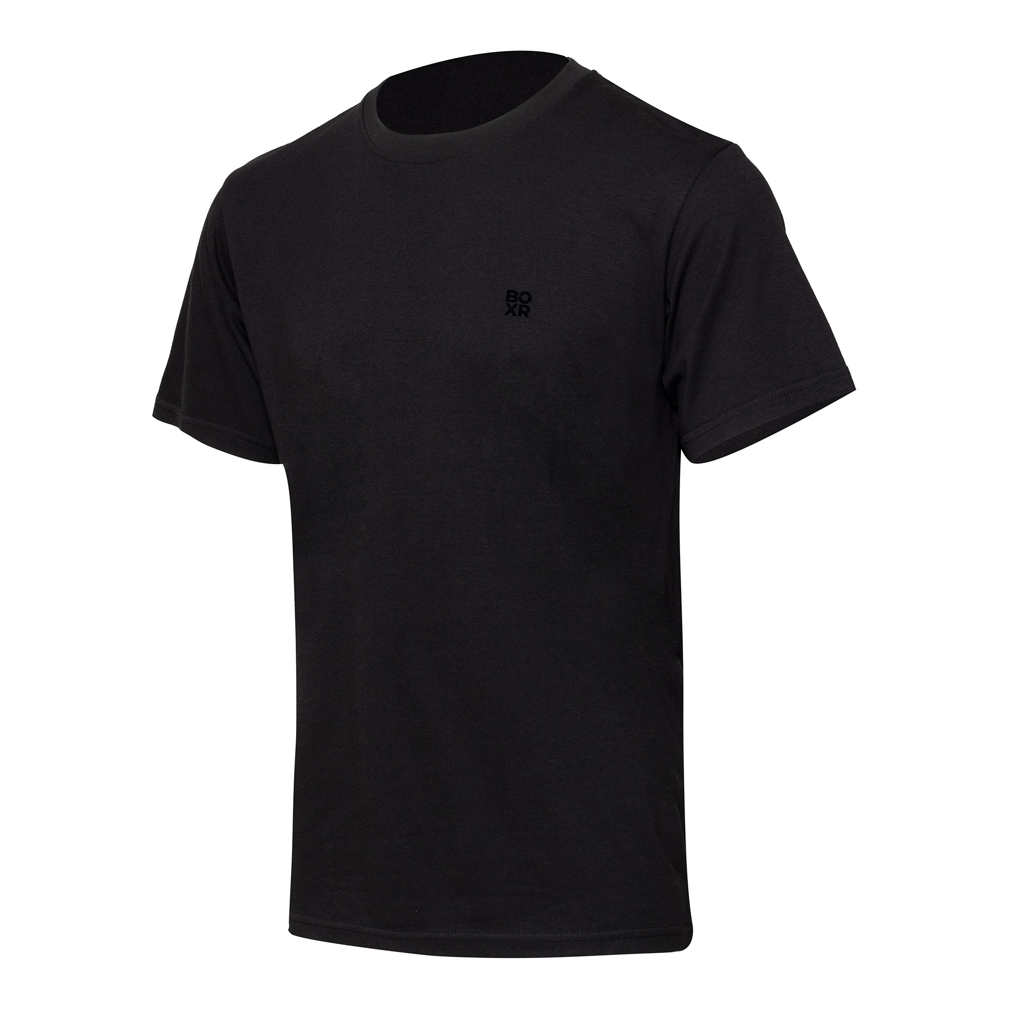 BOXR | Casual T-Shirt en Bambou - Lot de 5 - Noir