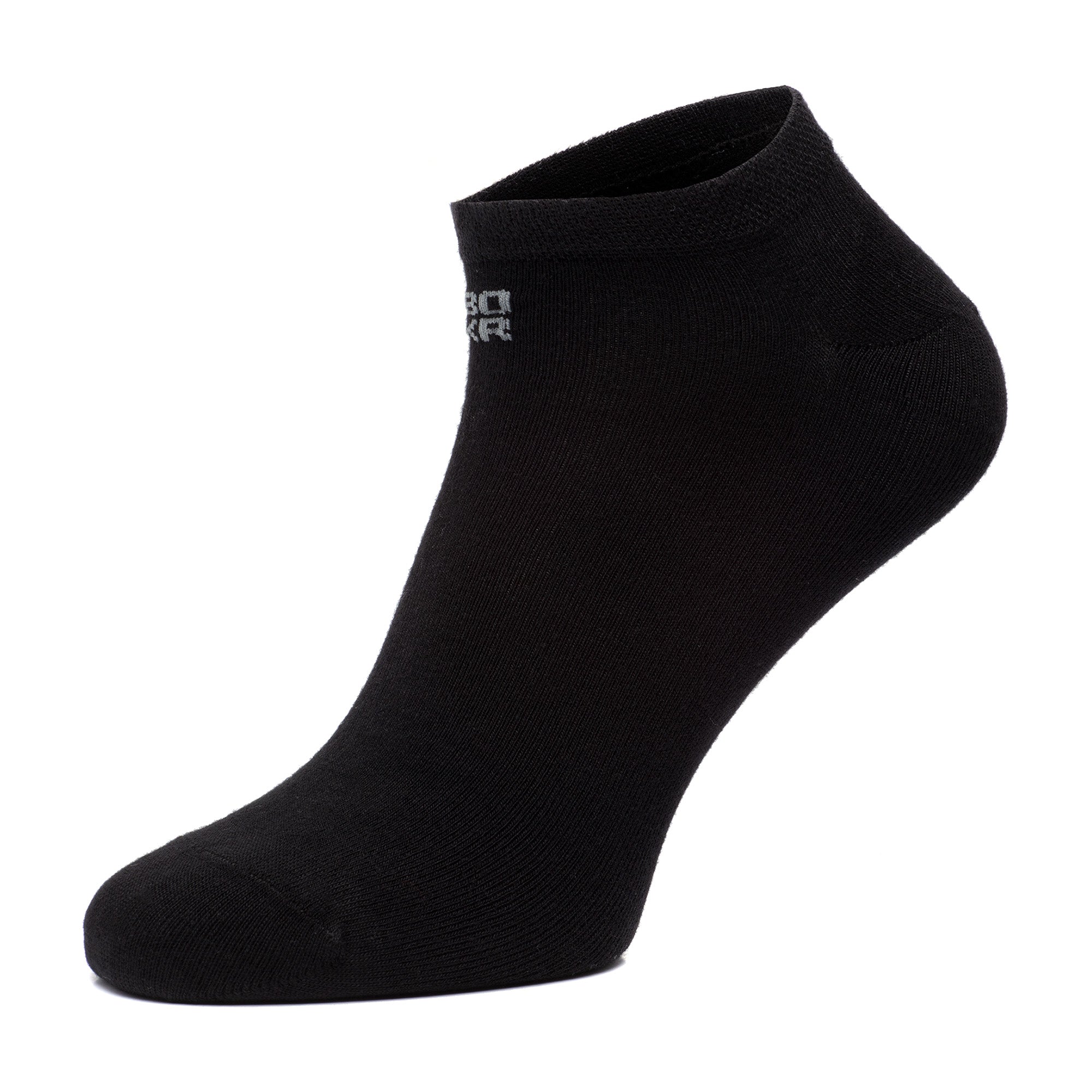 BOXR | Chaussettes de cheville en bambou - Lot de 8 - Noir