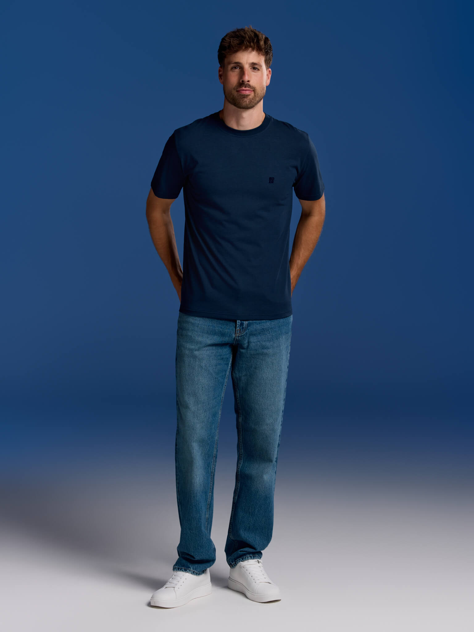 BOXR | Casual T-Shirt en Bambou - Lot de 10 - Bleu Marine