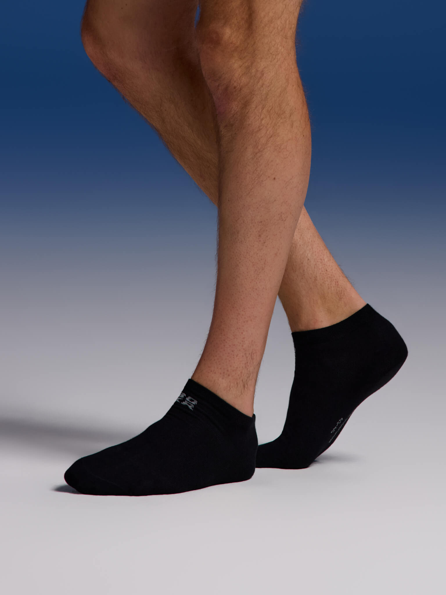 BOXR | Chaussettes de cheville en bambou - Lot de 4 - Noir
