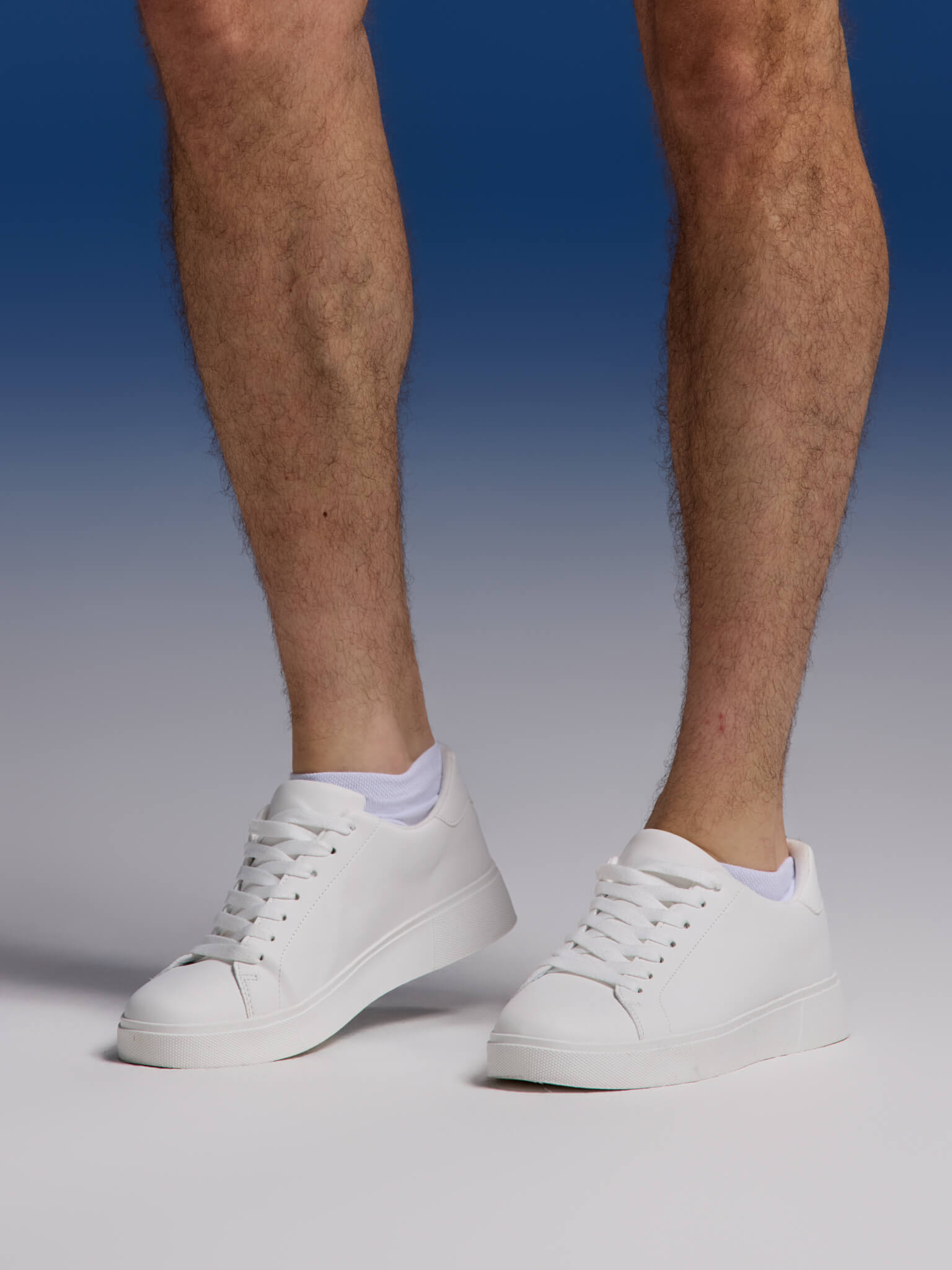 BOXR | Chaussettes de cheville en bambou - Lot de 4 - Blanc