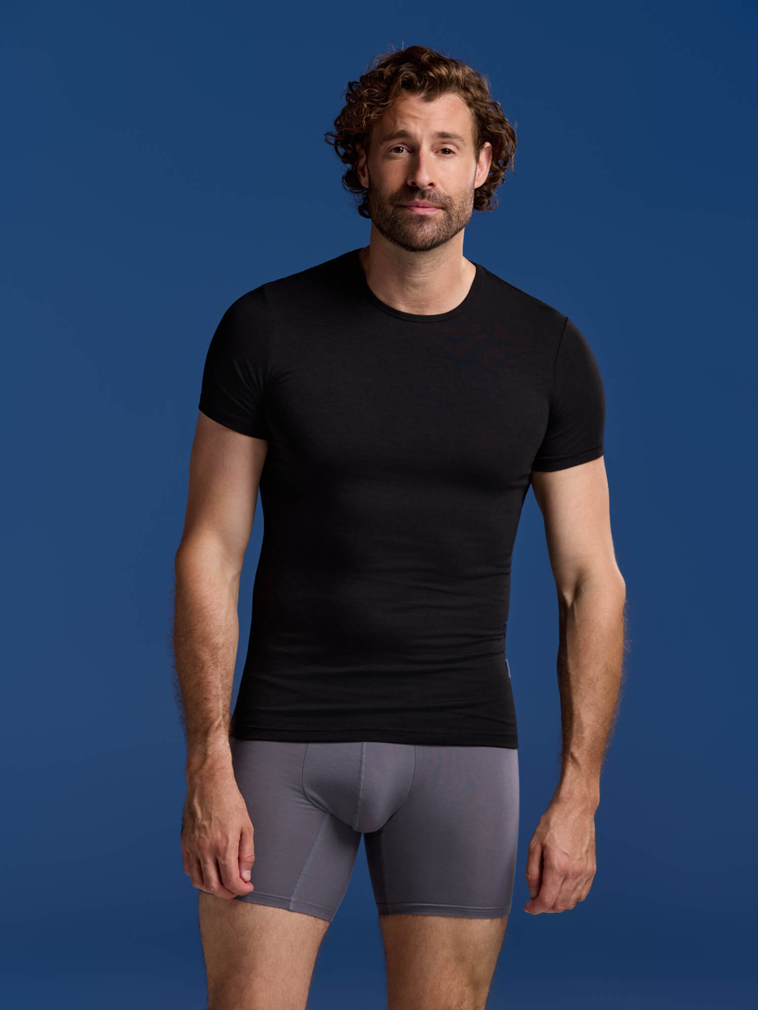 BOXR | T-shirt en bambou - Lot de 2 - Noir