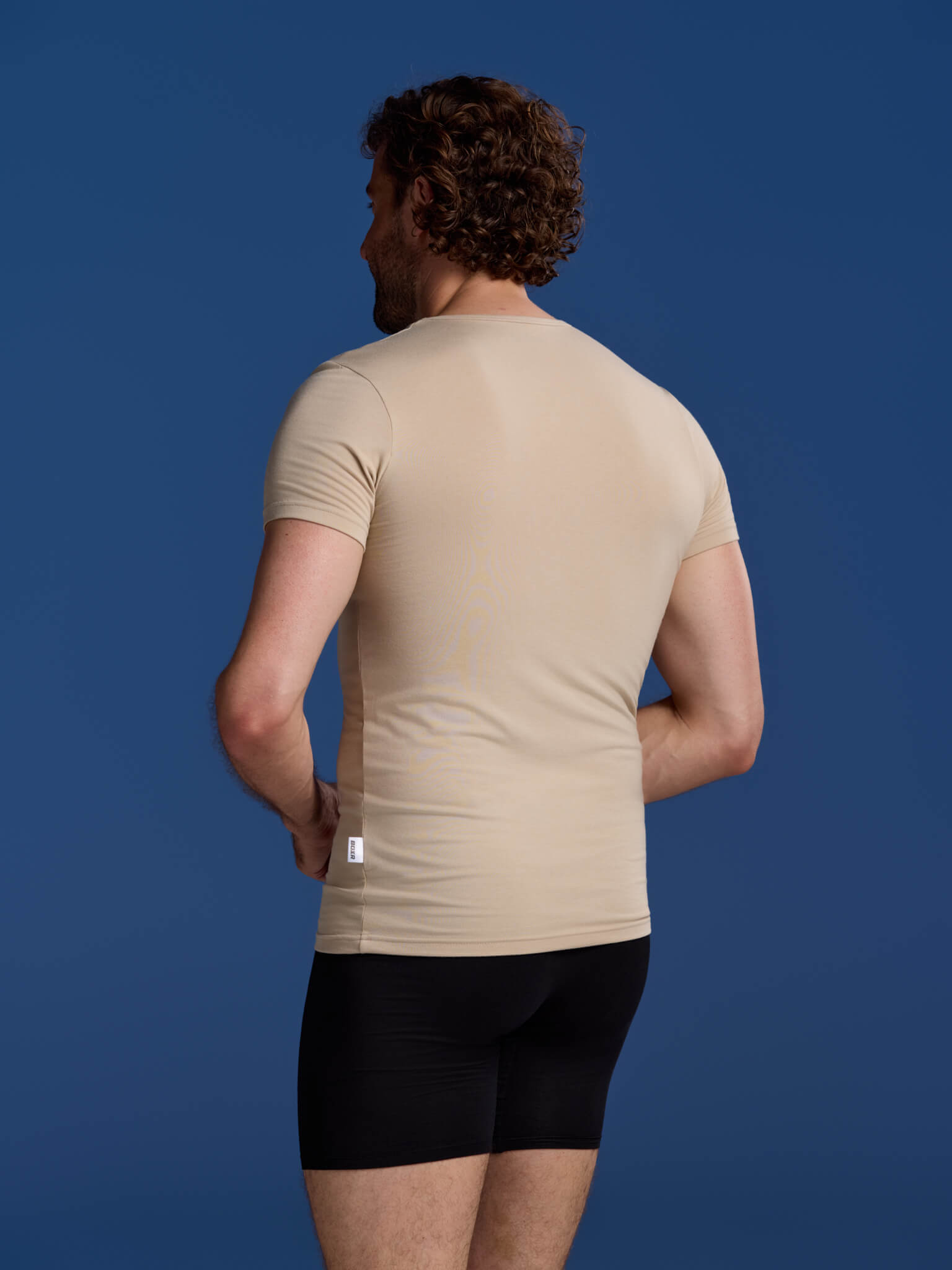 BOXR | T-shirt en bambou - Lot de 2 - Kaki Beige