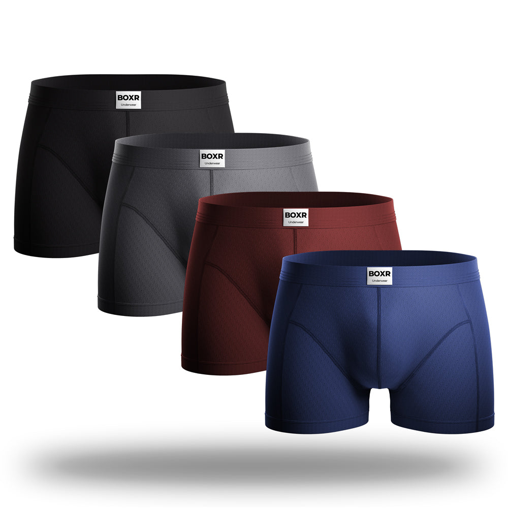BOXR | Le Classique Boxers en bambou - Lot de 4